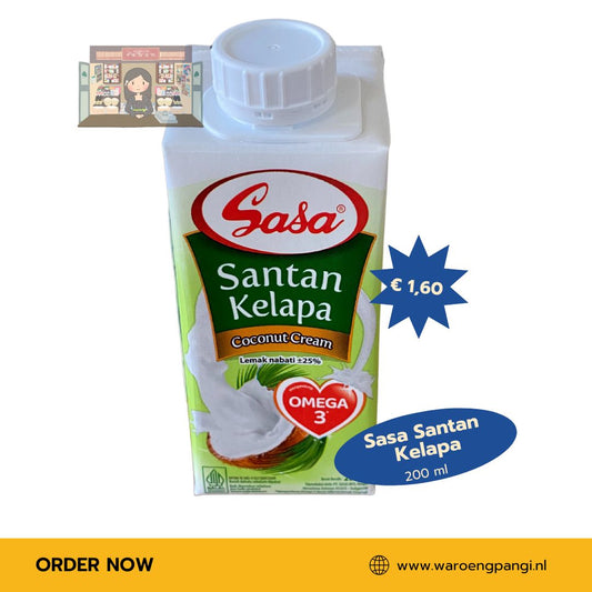 Sasa - Santan Kelapa / Kokosmelk 200ml