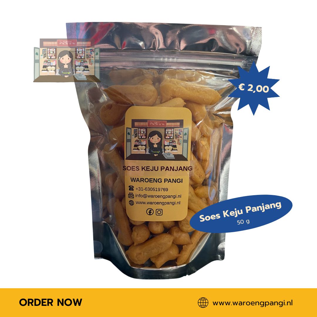 Waroeng Pangi - Soes Keju Panjang / Kaassoes 50gr