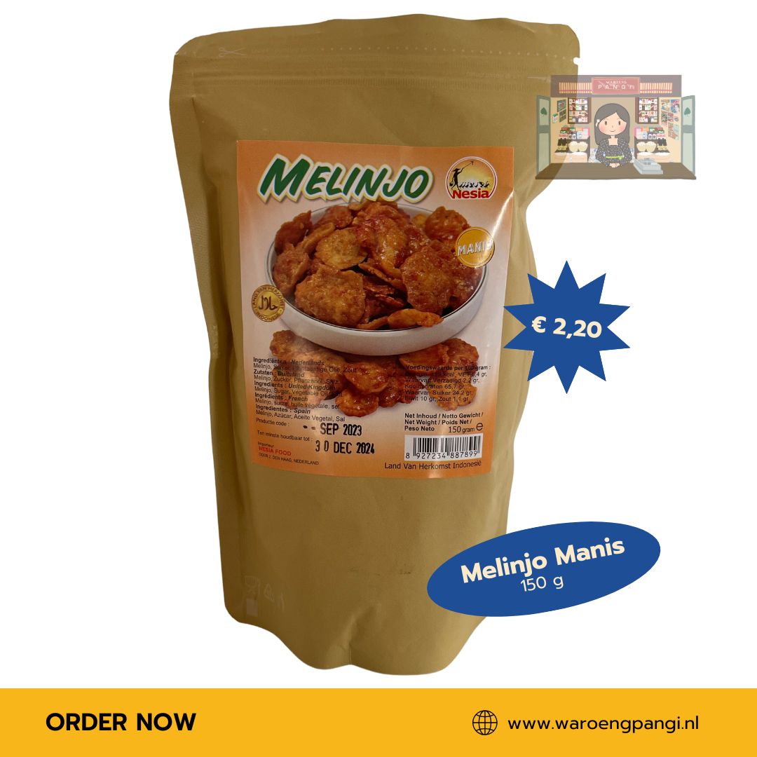 Nesia - Melinjo Manis / Emping melindjo zoet 150gr