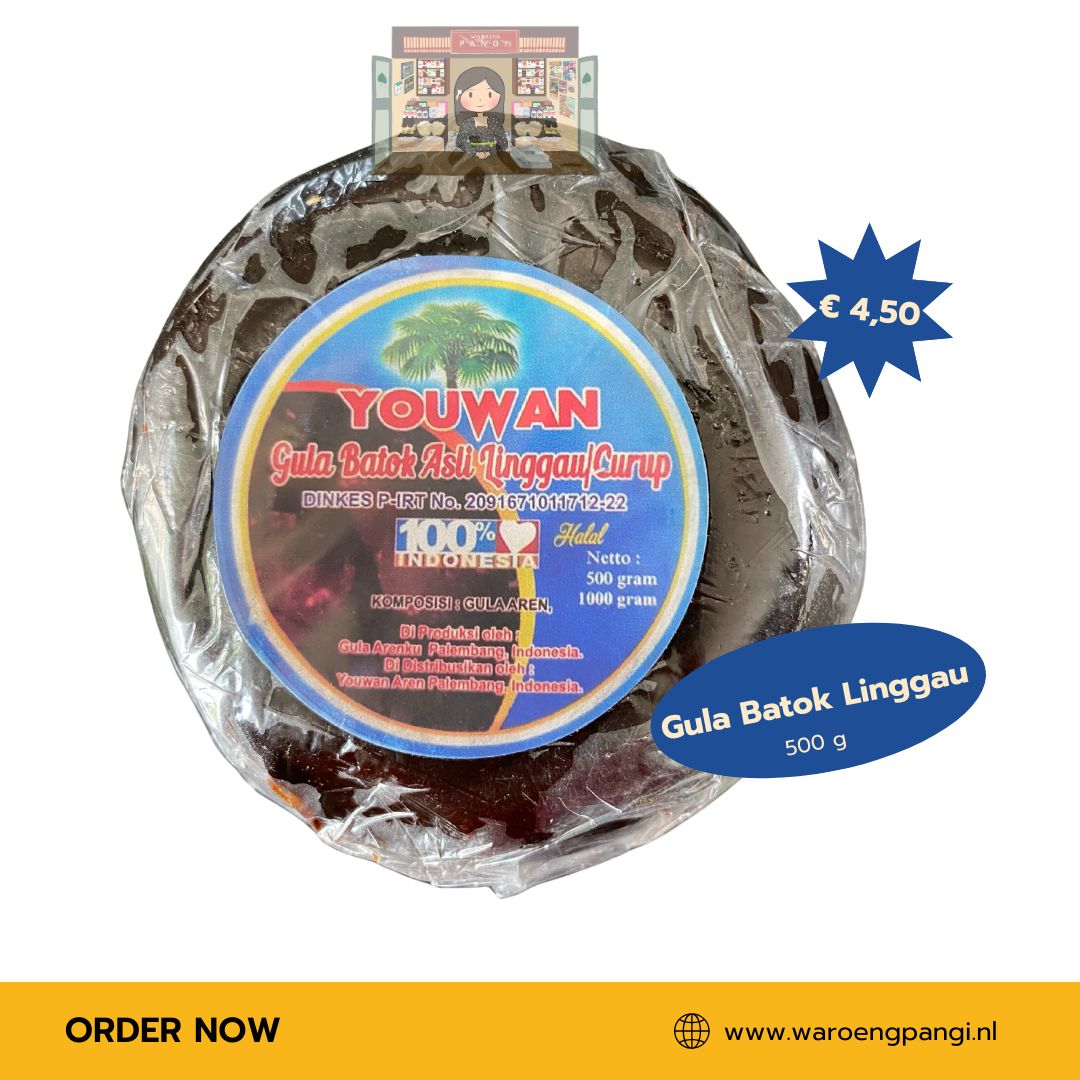 Youwan - Gula Batok Linggau / Palmsuiker 500gr