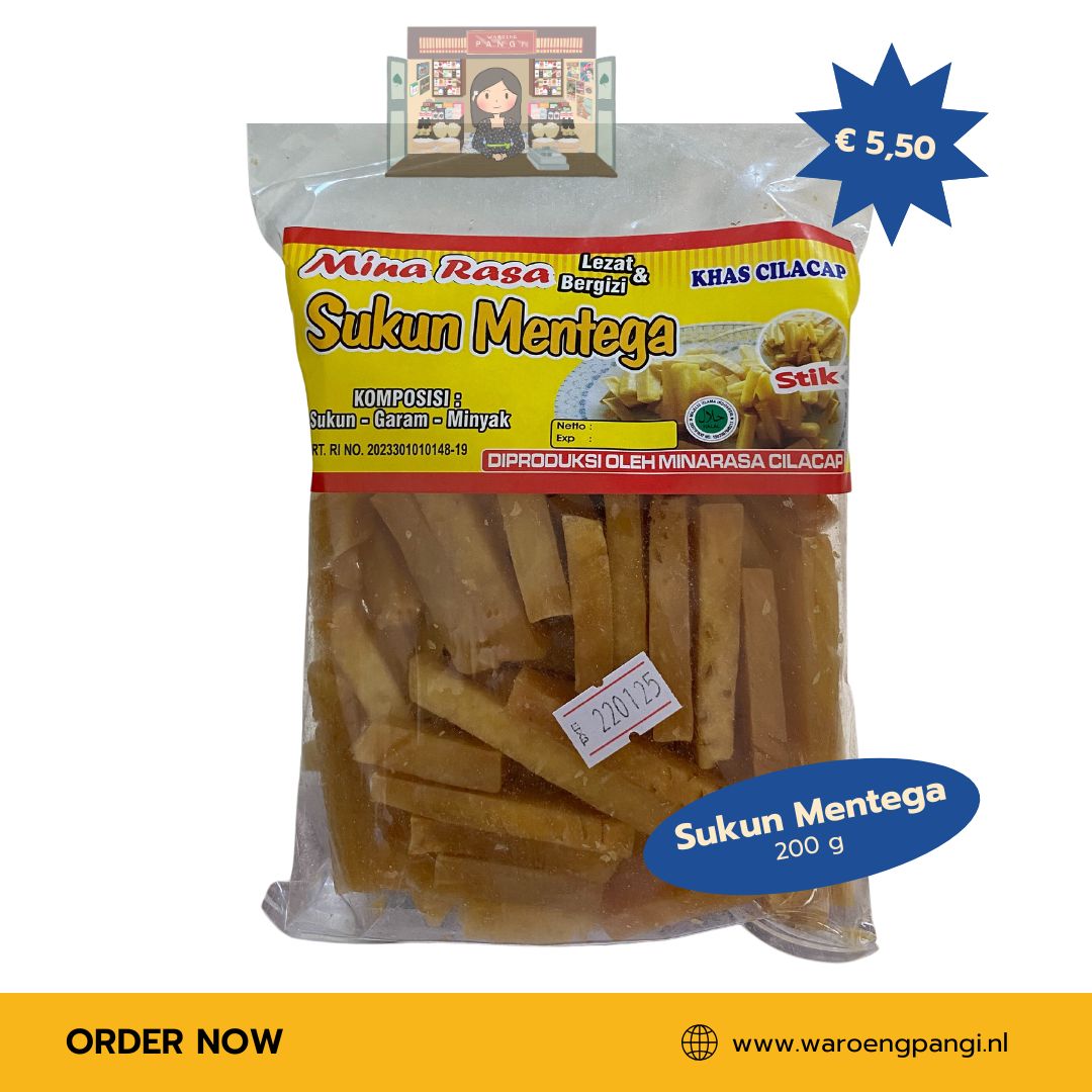 Mina Rasa - Sukun Mentega / Broodvrucht chips 200gr