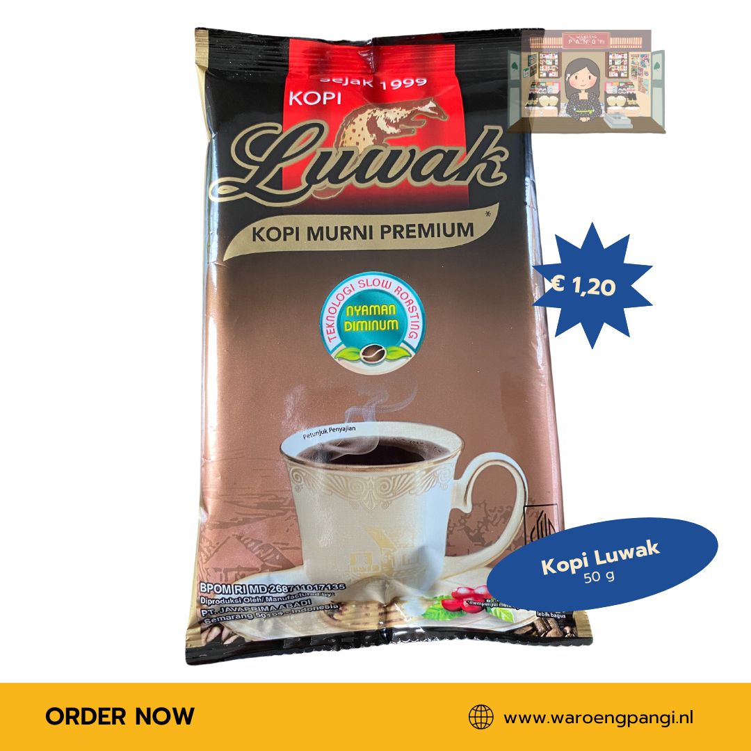 Luwak - Kopi Murni Premium/ Koffie 50gr