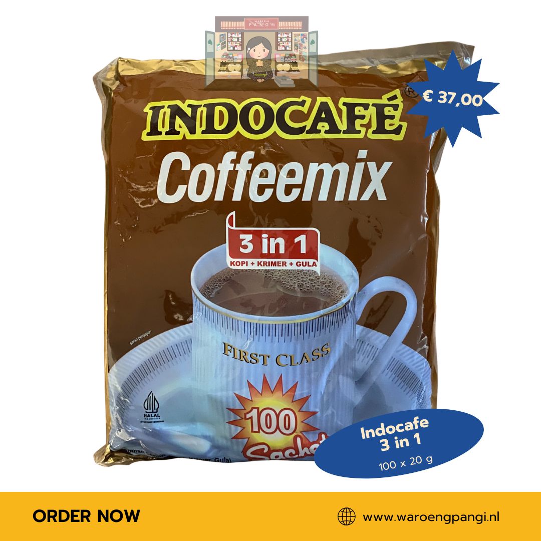 Indocafe - Coffeemix 3 in 1, 100 x 20gr