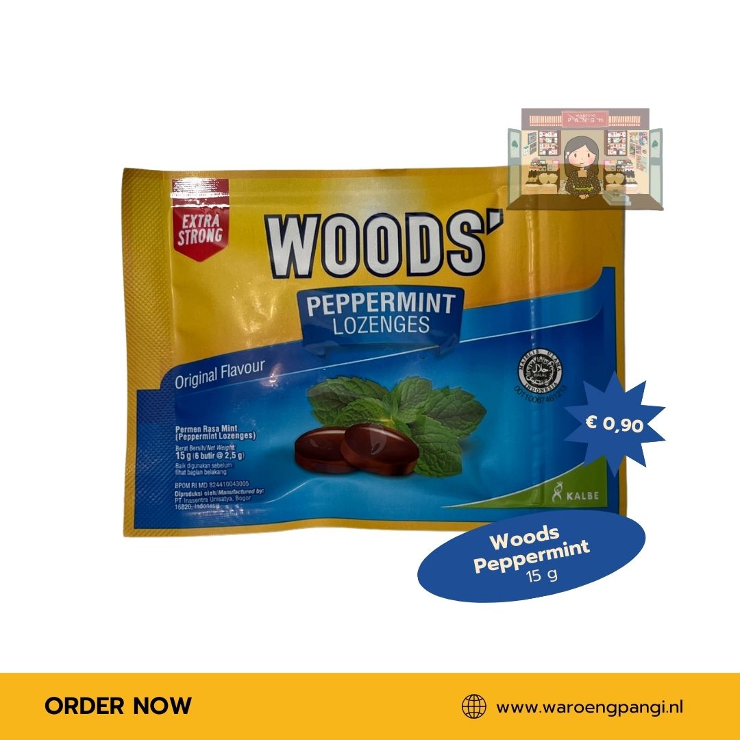 Woods - Peppermint Lozenges Original Flavour 15gr