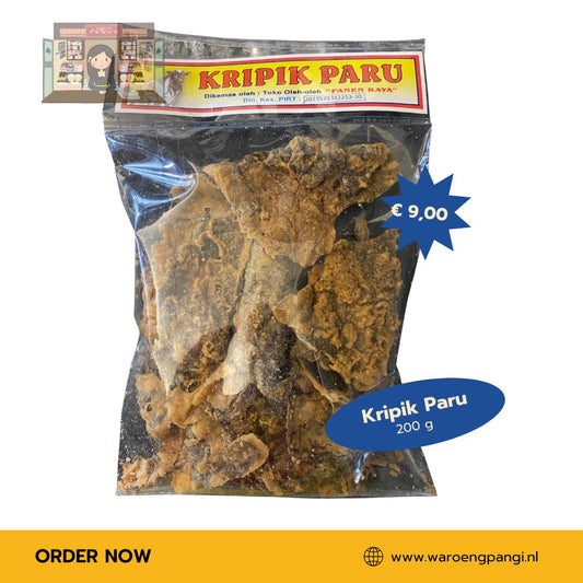 Panen Raya - Kripik Paru / Runderlongchips - 200 gr