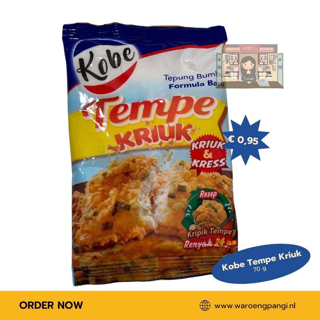 Kobe - Tepung Tempe kriuk / Meel voor gebakken tempe 70gr