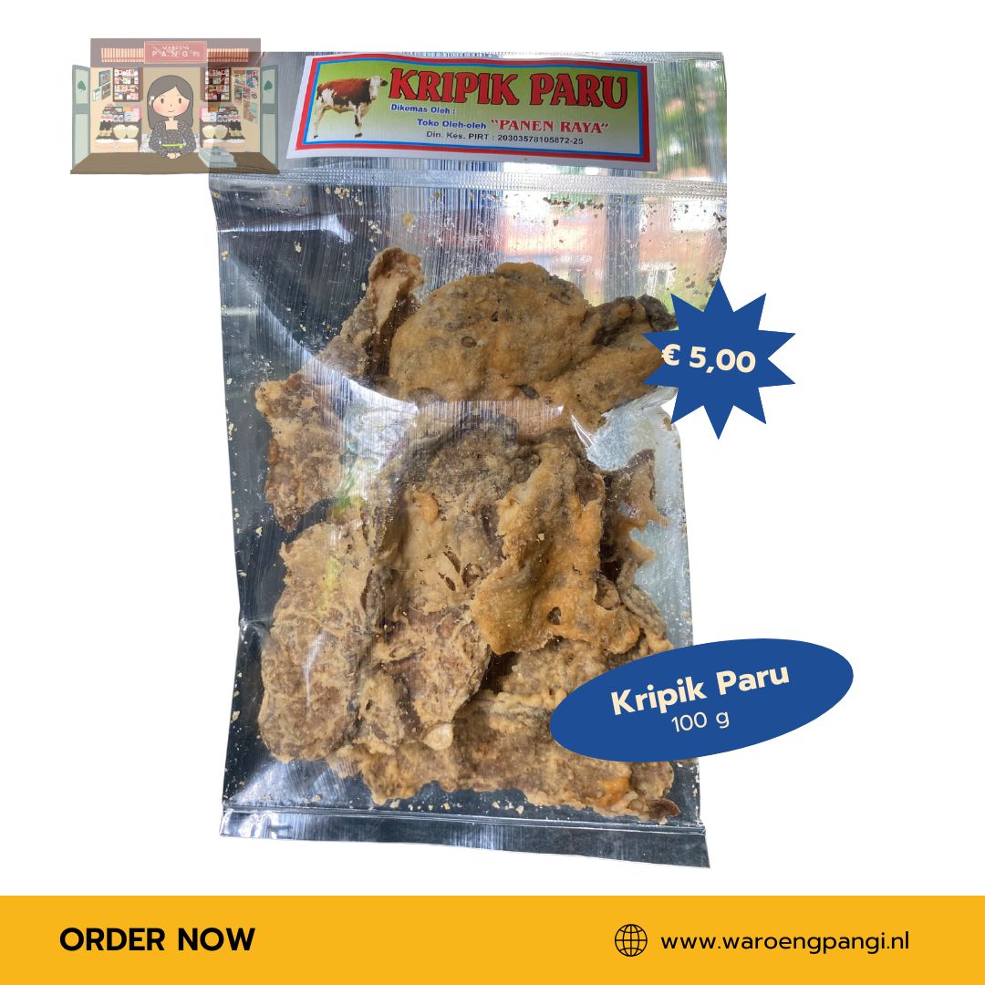 Panen Raya - Kripik Paru / Runderlongchips - 100 gr