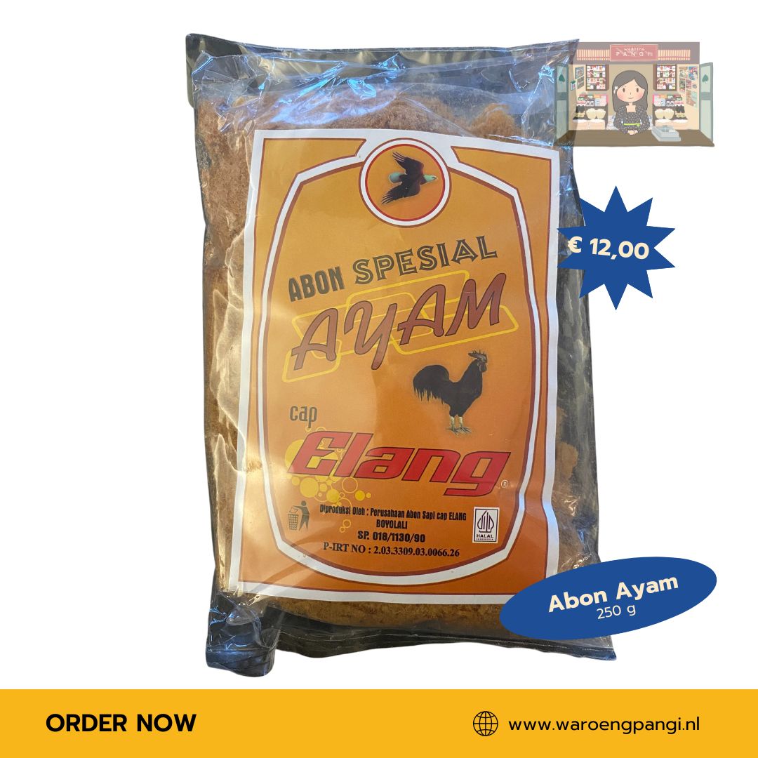 Elang - Abon Spesial Ayam / Kippenvleesdraadjes 250gr
