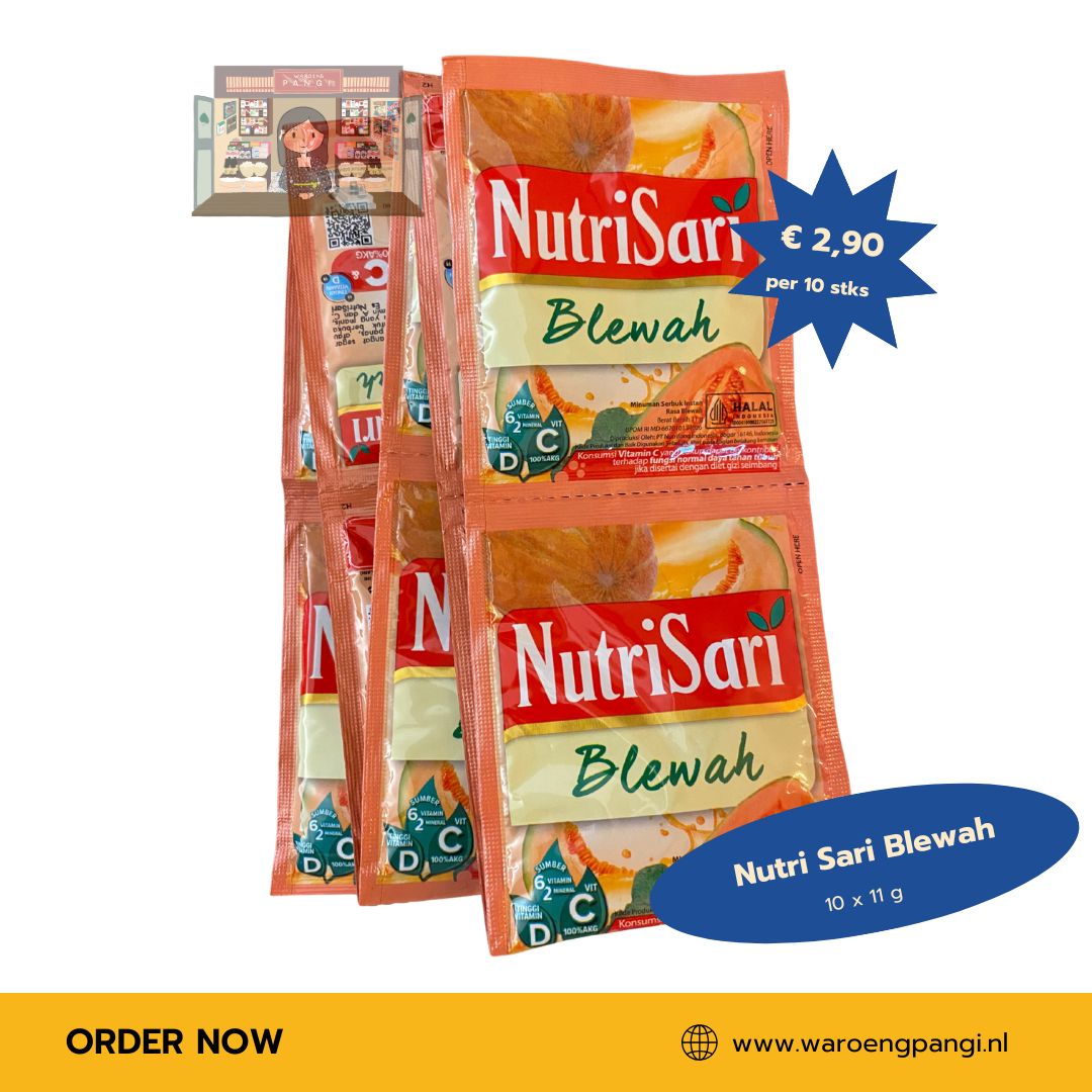 Nutrisari - Blewah / Instant drankmix met Blewah-smaak 10 x 11gr