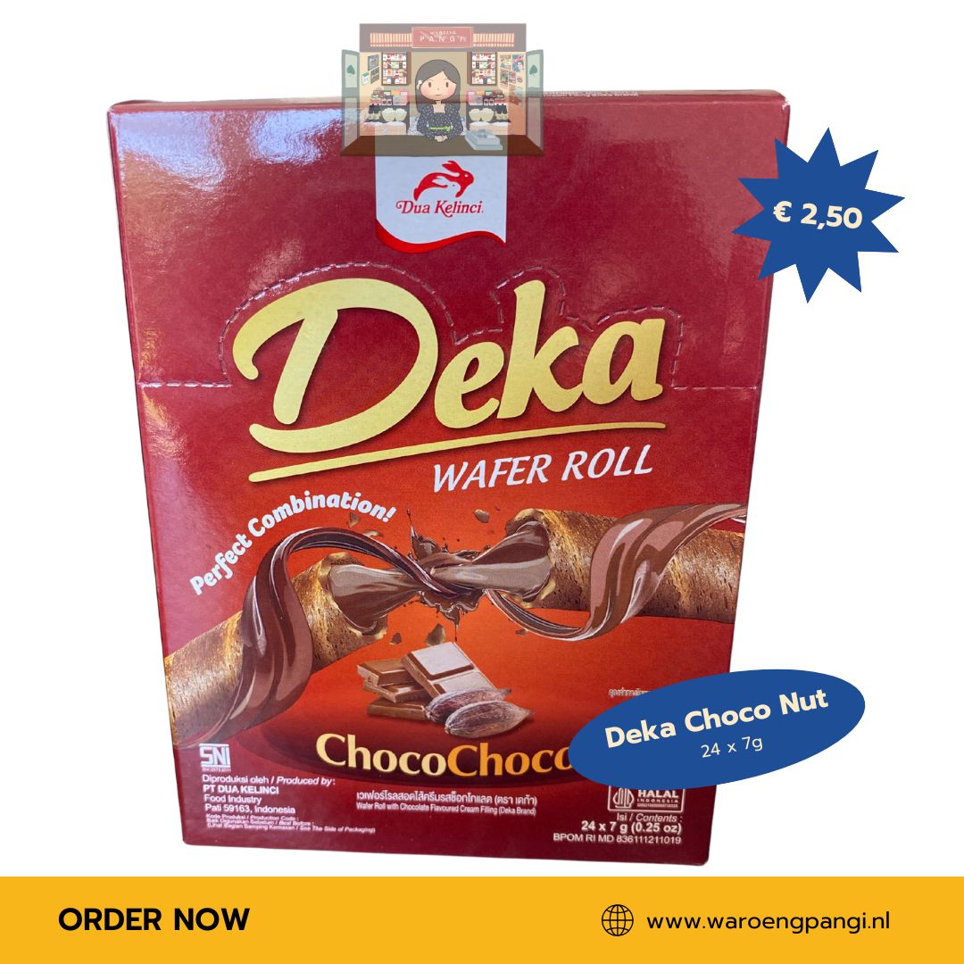 Deka - Wafer Roll Choco Choco (24x7g)