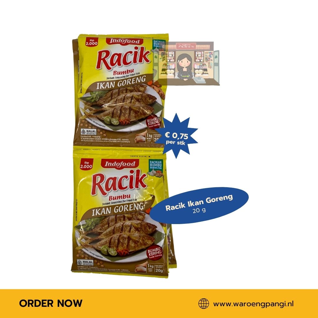Bumbu Racik Ikan Goreng / Kruidenmix voor het marineren van vis 20gr