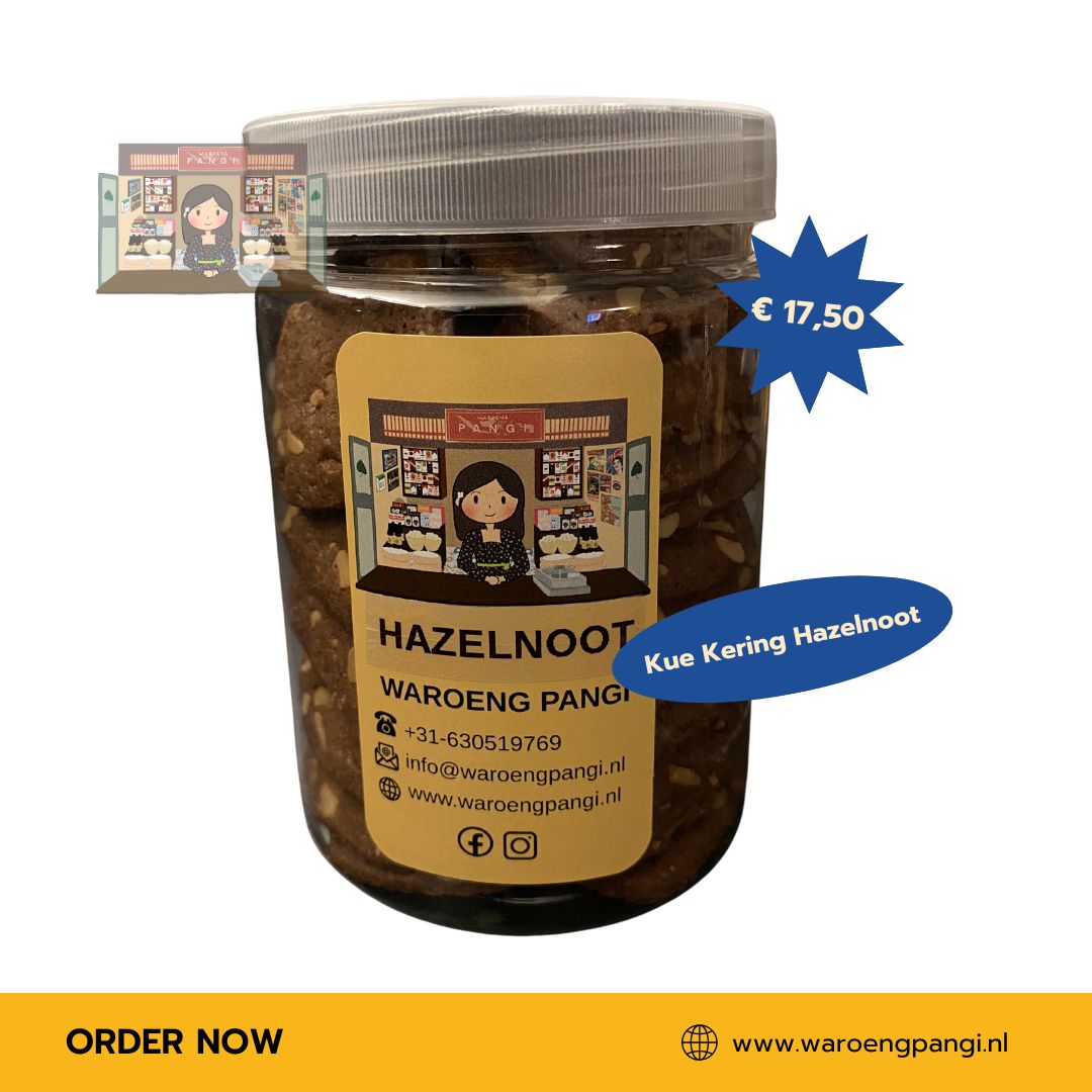 Kue kering Hazelnoot / Hazelnootkoekjes ±350gr