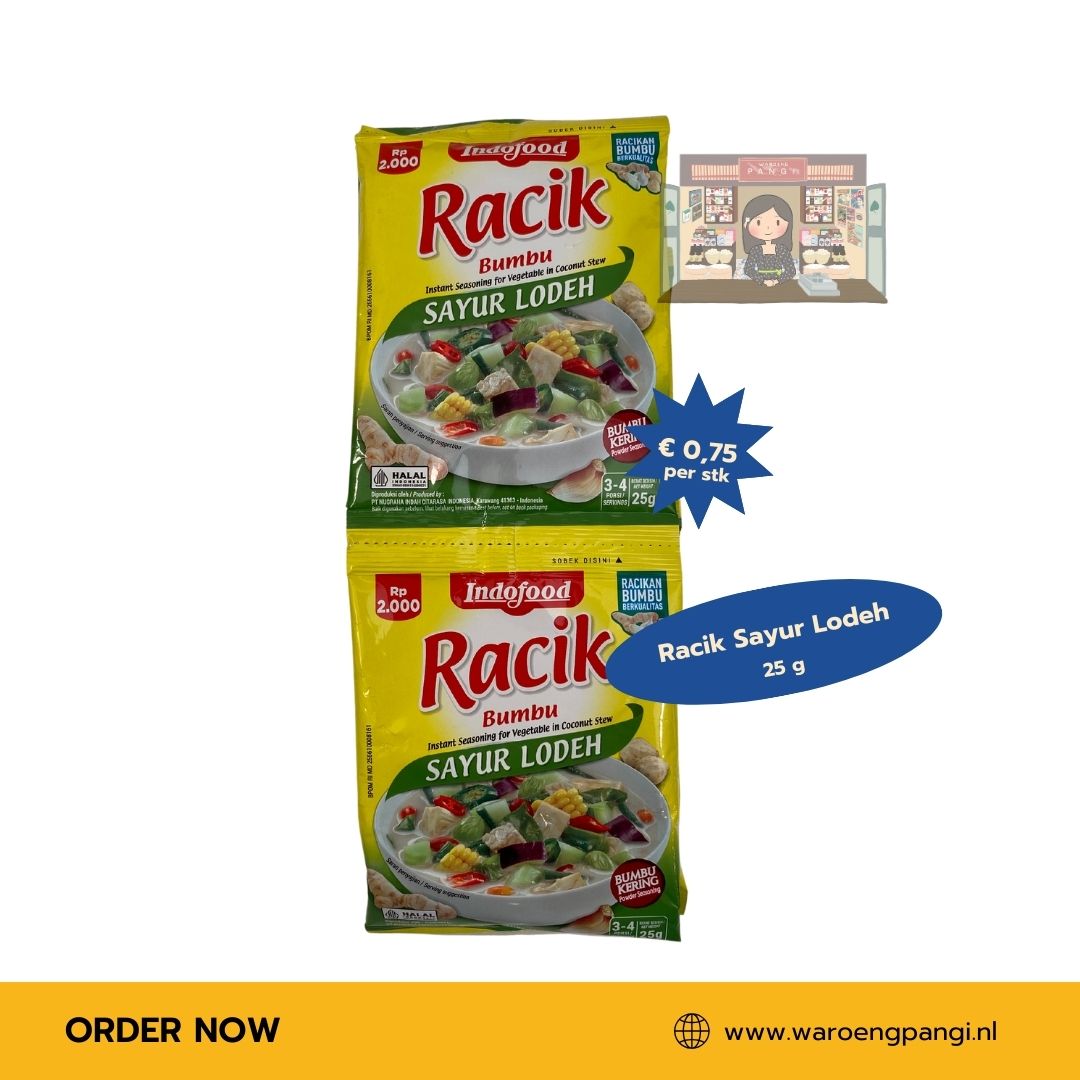 Bumbu Racik Sayur Lodeh / Kruidenmix voor Sayur Lodeh 25gr