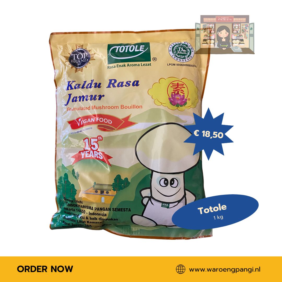 Totole - Kaldu rasa jamur / Paddenstoelenbouillon 1Kg