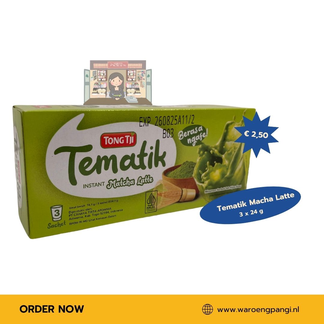 Tong Tji - Tematik Instant Matcha Latte 3 x 24gr