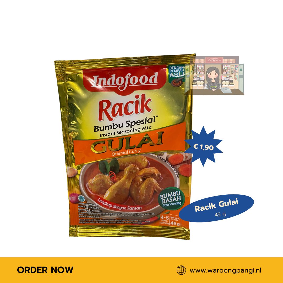 Bumbu Racik Gulai / Kruidenpasta voor Gulai 45gr
