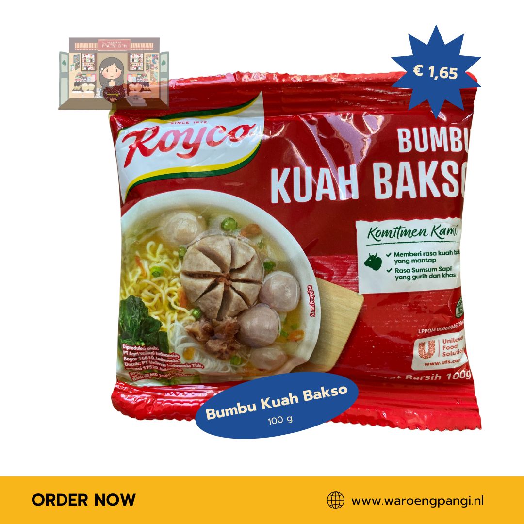 Royco - Bumbu Kuah Bakso / Bouillon voor Soepballetjes 100gr