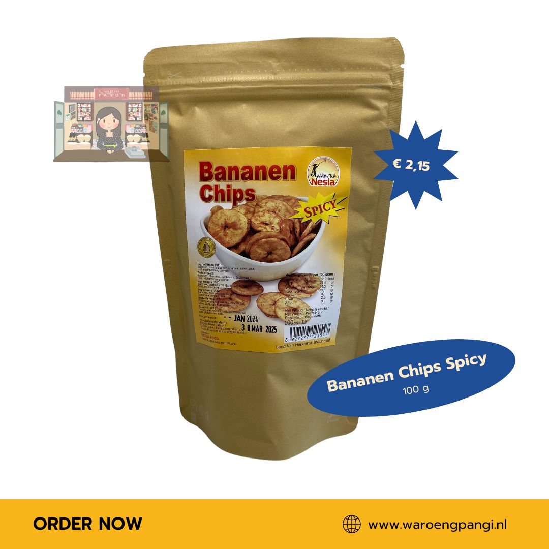 Nesia - Bananen Chips Spicy 100gr