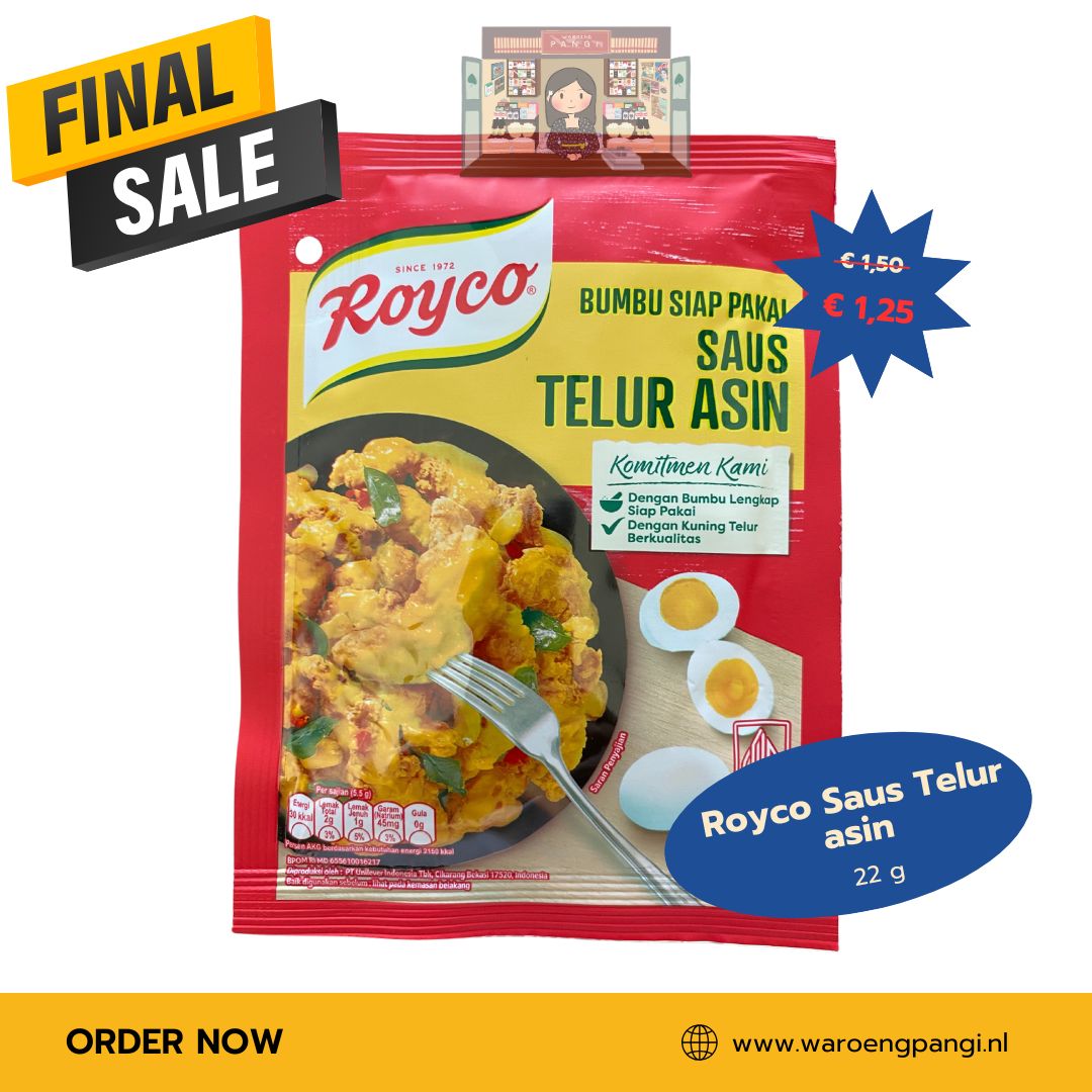 Promo!!! Royco - Saus Telur Asin / Saus Gezouten ei 22gr