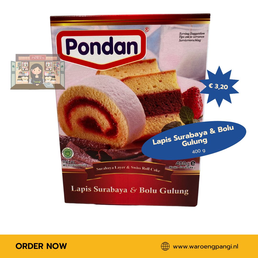 Pondan - Lapis Surabaya / Lapis Surabaya Cake Mix 400gr