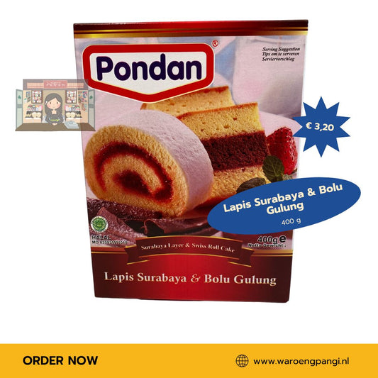 Pondan - Lapis Surabaya / Lapis Surabaya Cake Mix 400gr