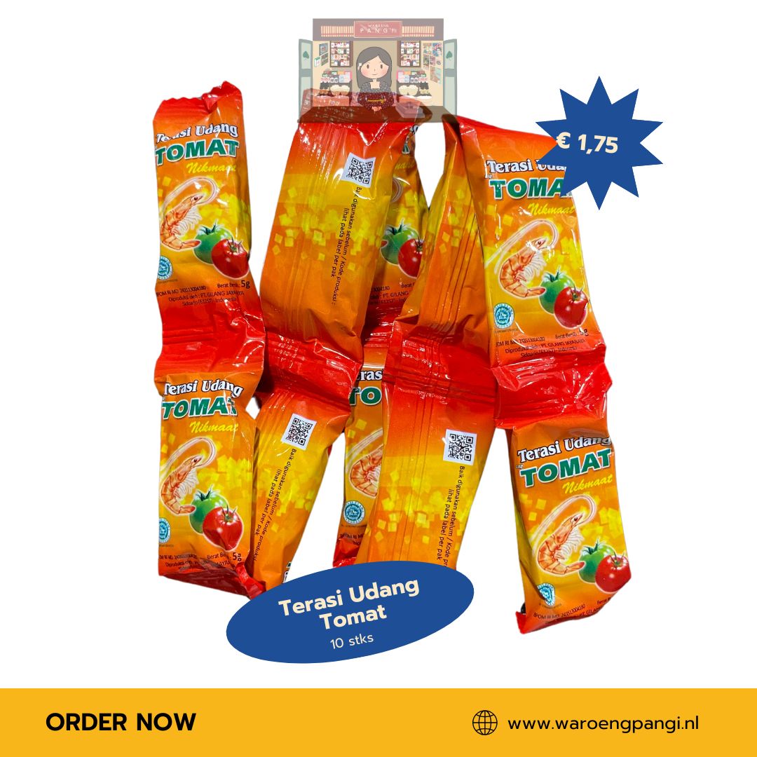 Tomat - Terasi Udang / Garnalenpasta 10 x 5g