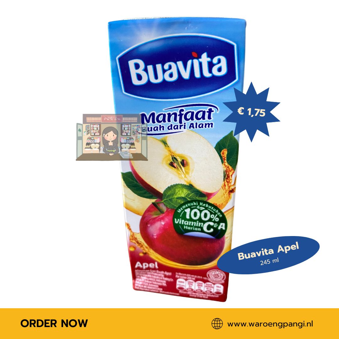 Unilever - Buavita Apel / Buavita Appelsap 245ml