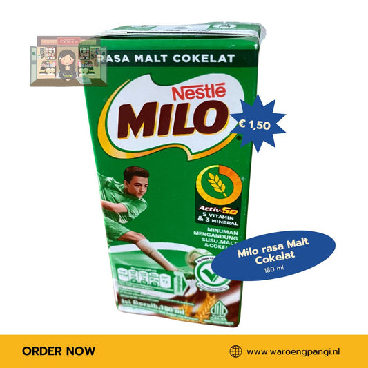 Milo - Milk rasa Cokelat / Melk met chocoladesmaak 180ml