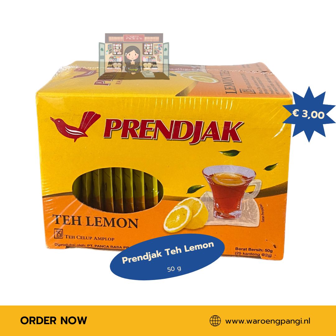 Prendjak - Teh Lemon / Citroenthee 25 zakjes