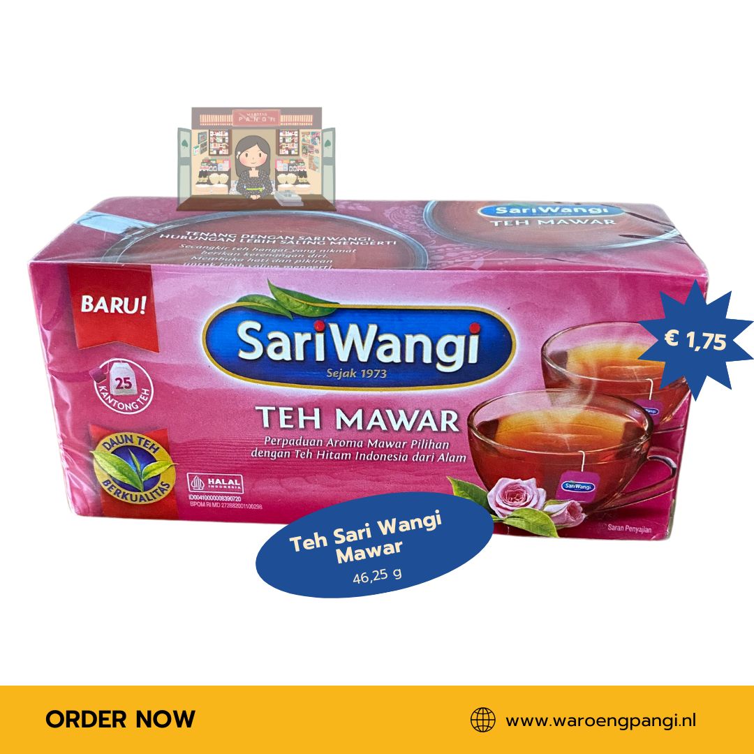 Sari Wangi - Teh Mawar/ Rozenthee 25 zakjes