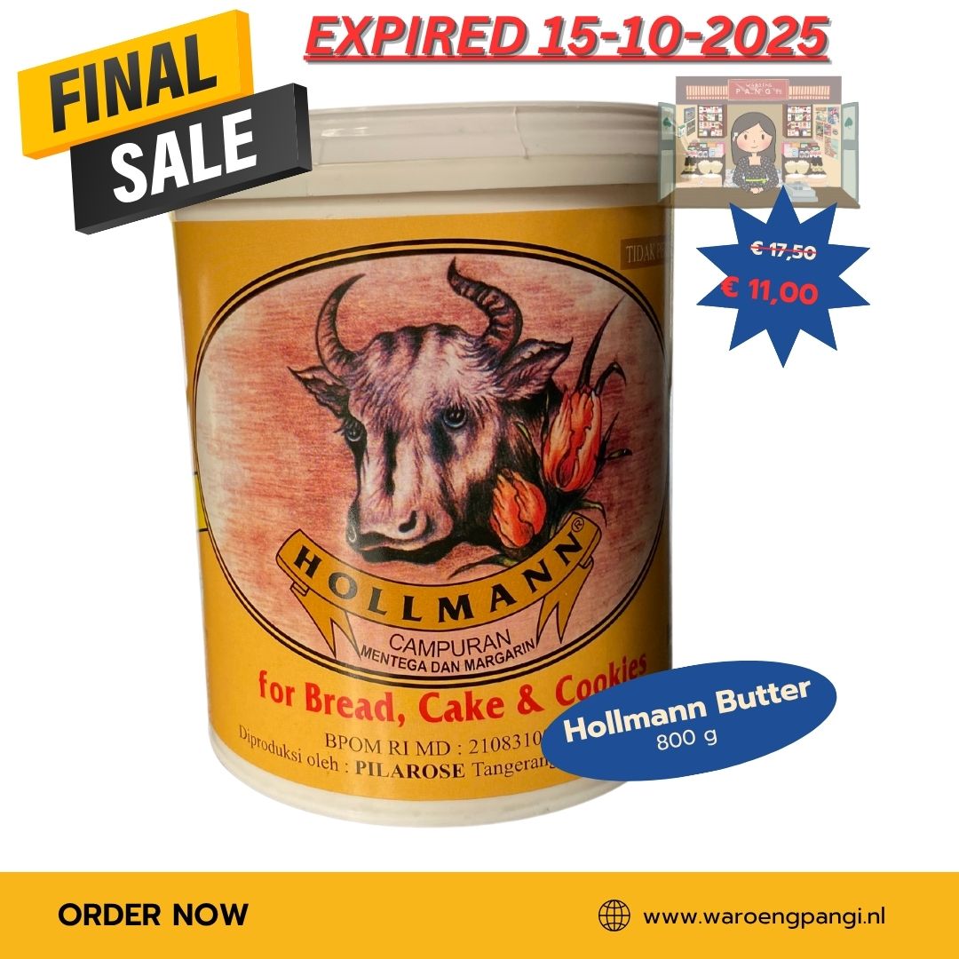 Promo!!! Pilarose - Hollmann Boter 800 gr Expired 15-10 - 2025