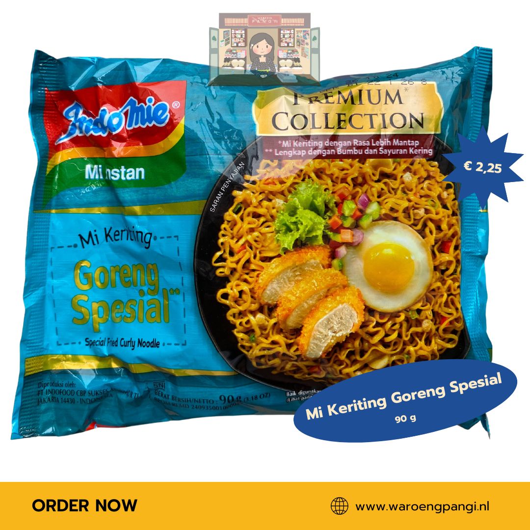 Indomie - Mi Keriting Goreng Spesial / Gebakken Noedels Speciaal 90gr
