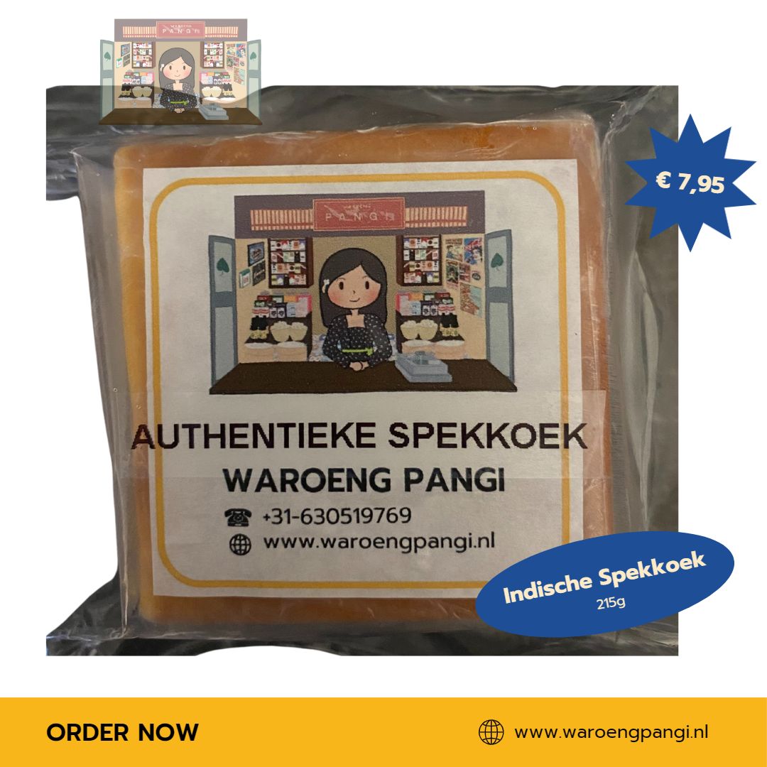 Waroeng Pangi - Lapis Legit / Zelfgemaakte authentieke Indische Spekkoek 225gr