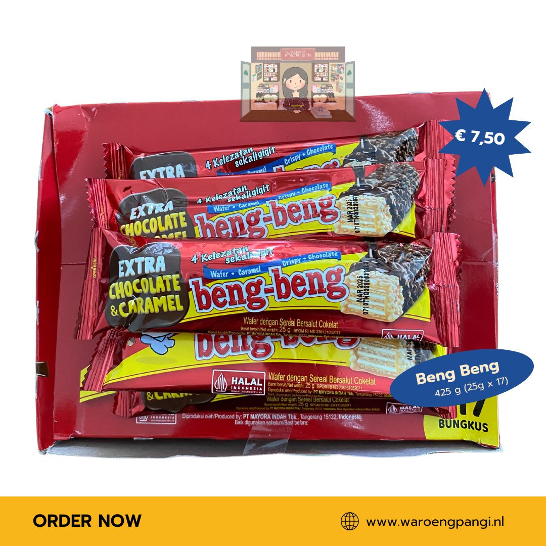 Beng beng - Wafer Caramel chocolate 17 x 25gr