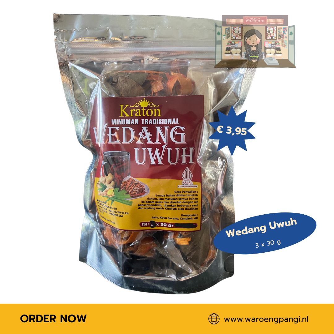 Kraton - Wedang Uwuh / Traditionele thee uit Yogyakarta 3 x 30gr