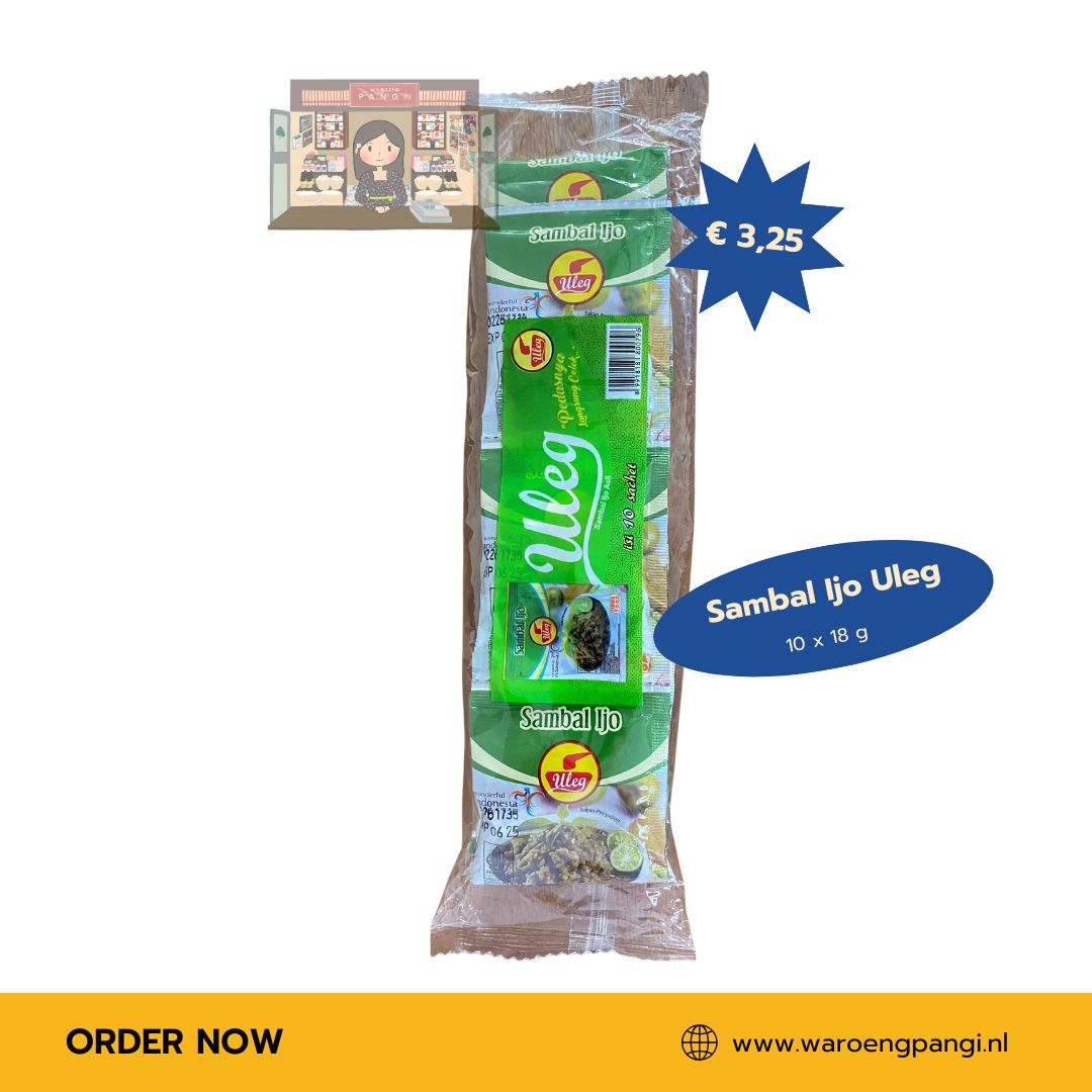 Uleg - Sambal Ijo 10 x 18 gr