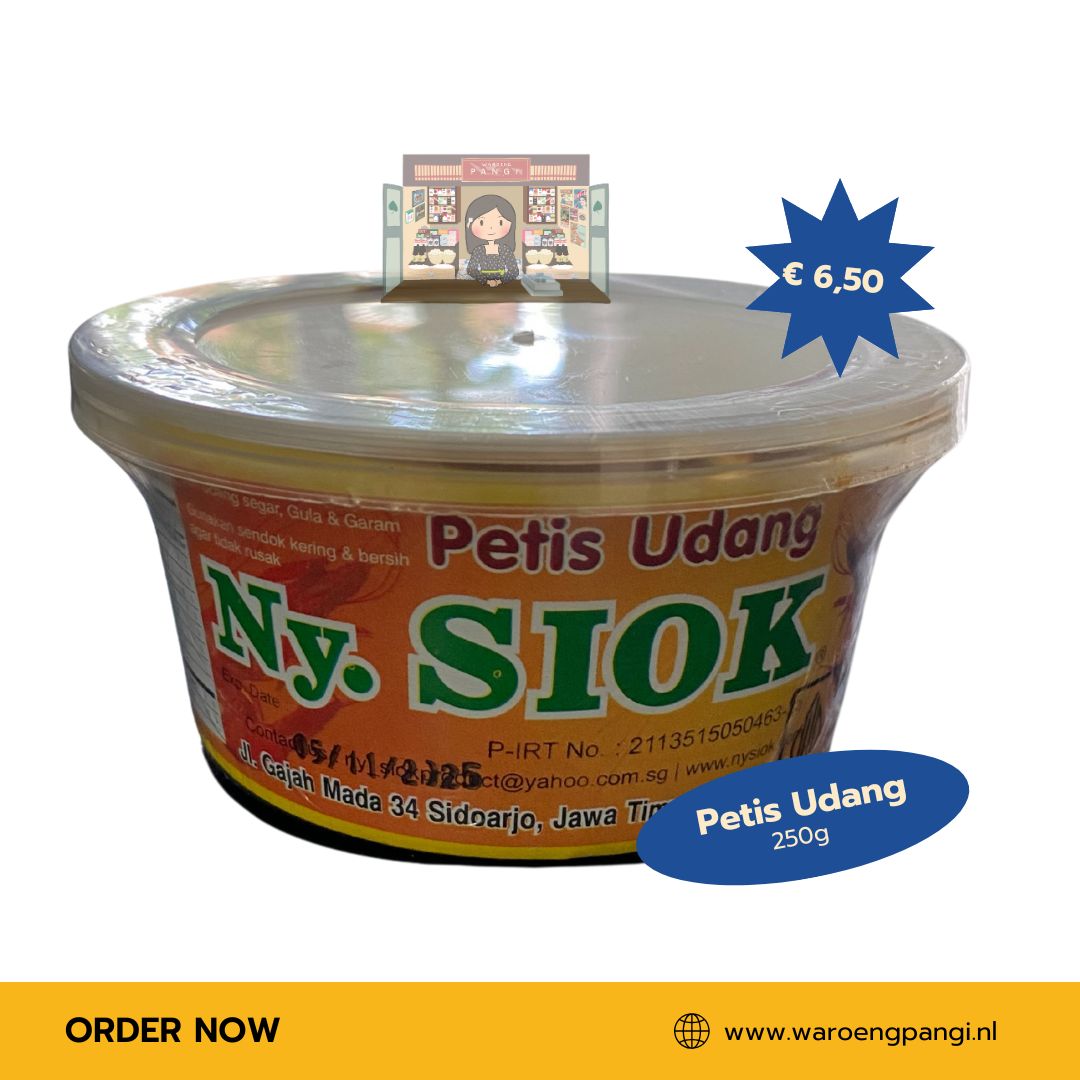 Ny. Siok - Petis Udang / Garnalenpasta 250gr