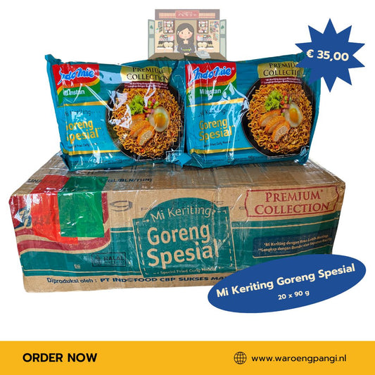 Indomie - Mi Keriting Goreng Spesial / Gebakken Noedels Speciaal 20 x 90gr