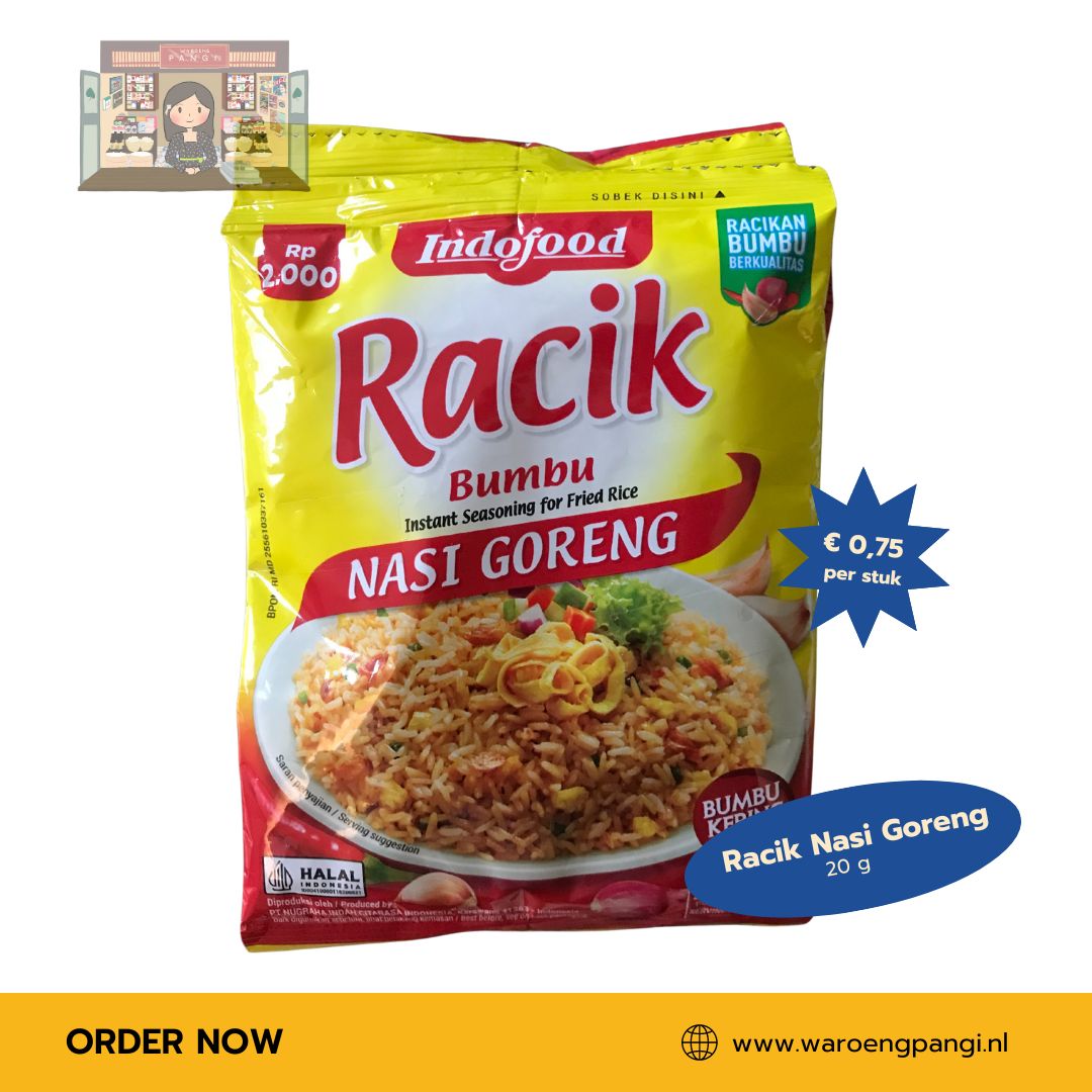 Bumbu Racik Nasi Goreng / Kruidenmix voor gebakken rijst 20gr