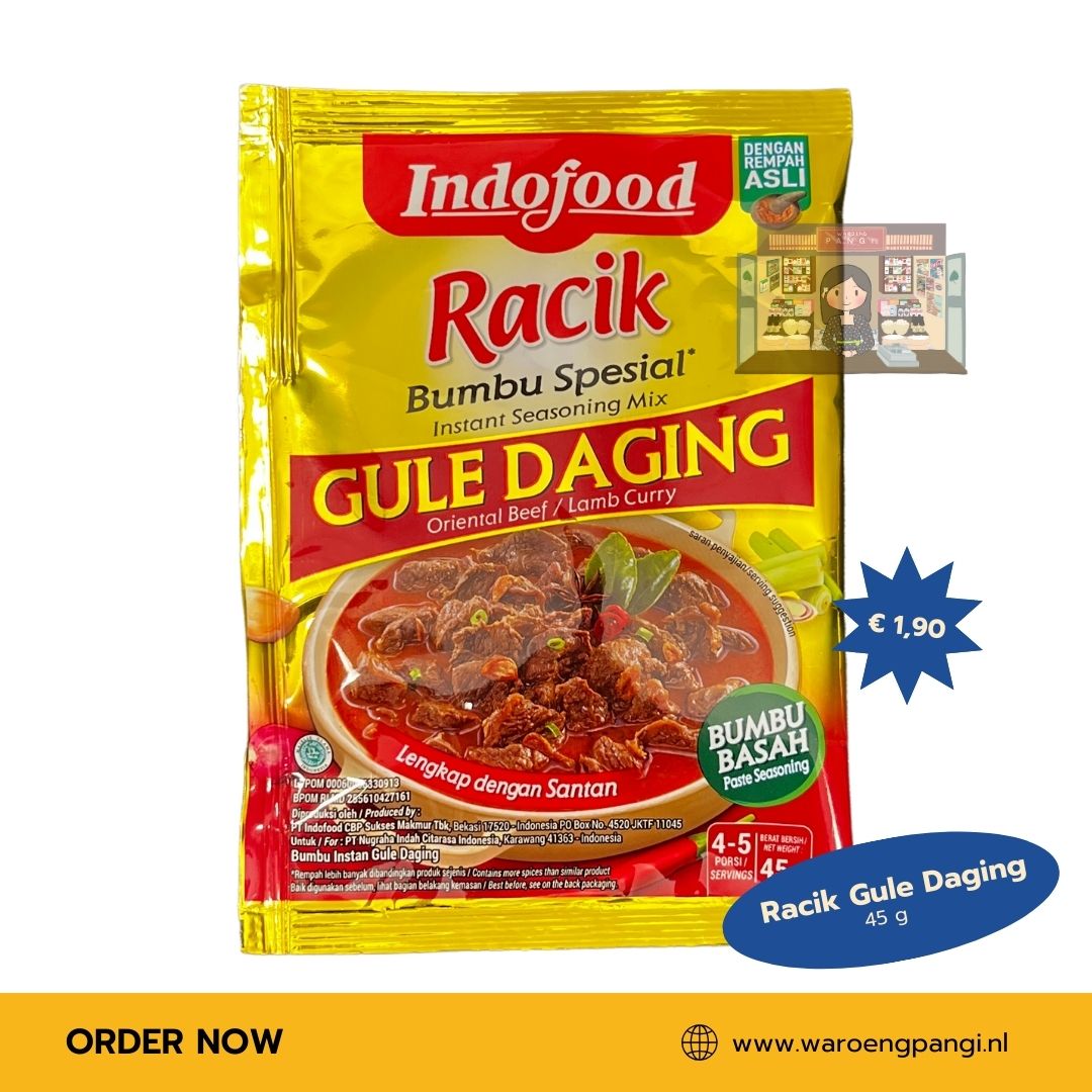 Bumbu Racik Gule Daging/ Kruidenpasta voor Gule Daging 45gr