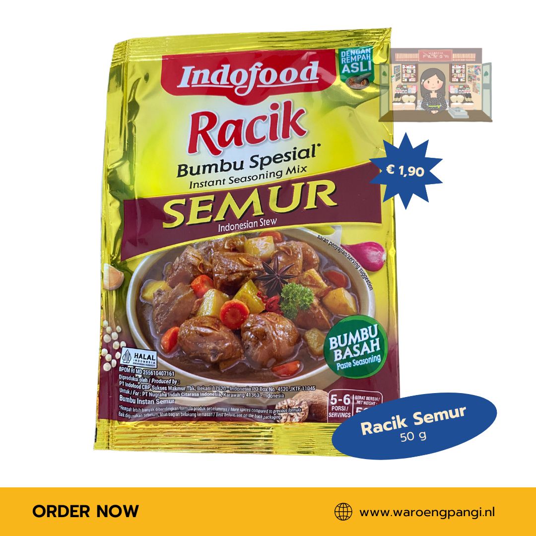 Bumbu Racik Semur / Kruidenpasta voor Semur 50gr