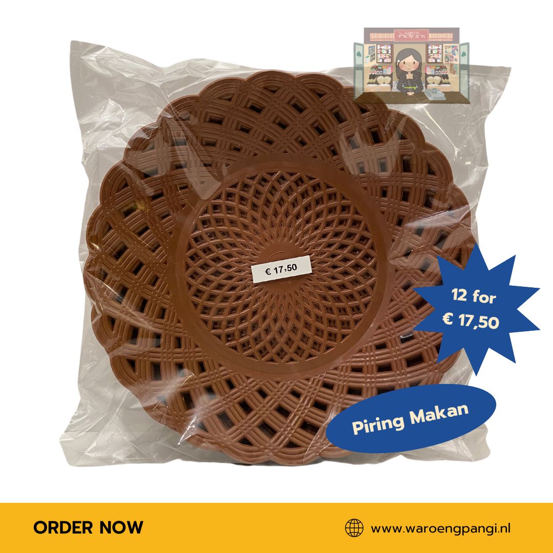 Piring Makan / Etensborden 12 stuks