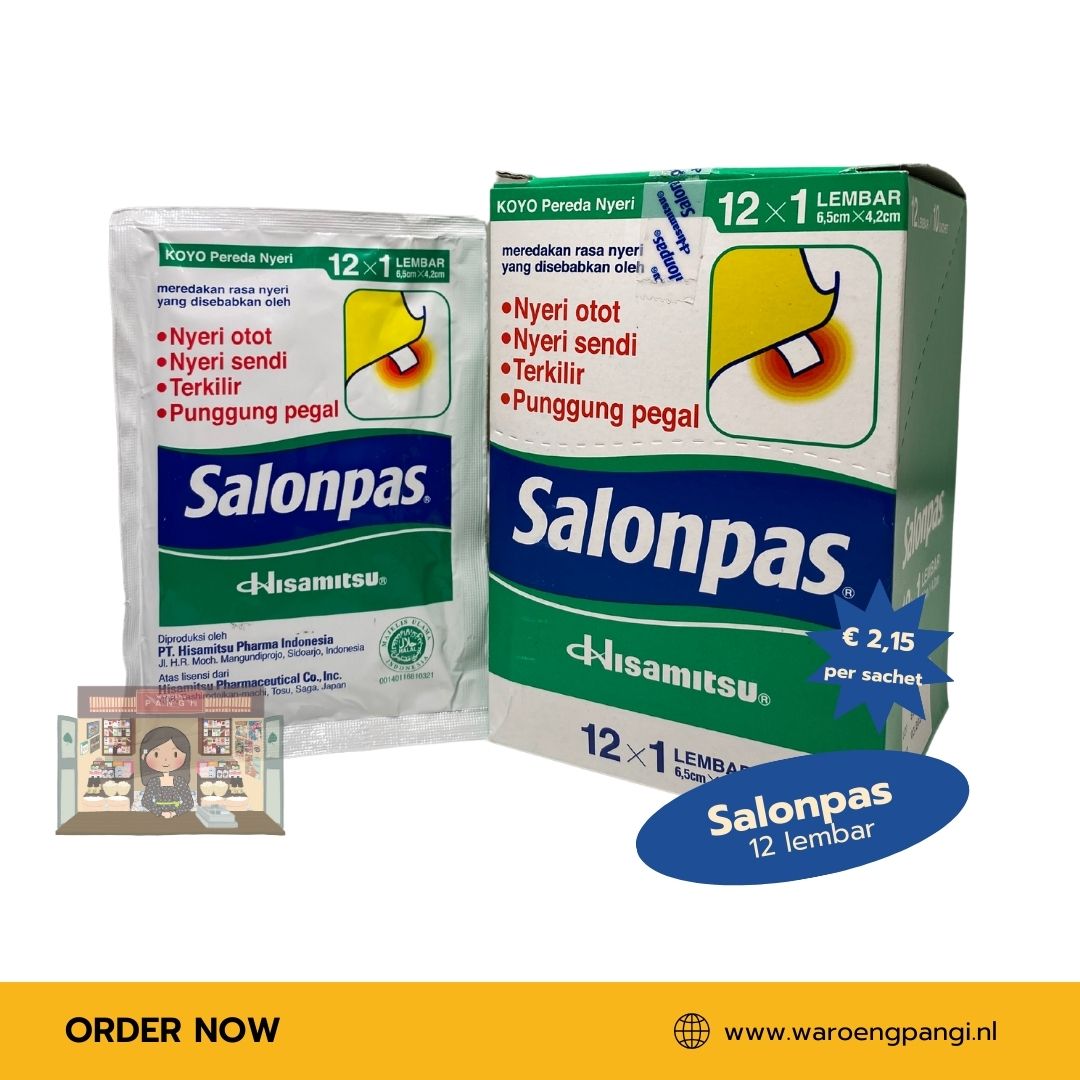 Hisamitsu- Salonpas / Warmtepleisters 12 stuks