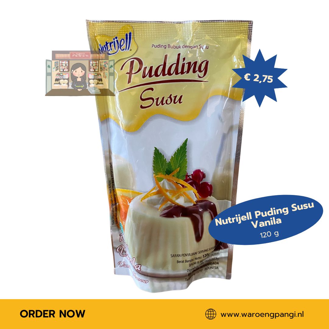 NUTRIJELL - Puding Susu rasa Vanila/ Instant Pudding met Vanillesmaak 120gr