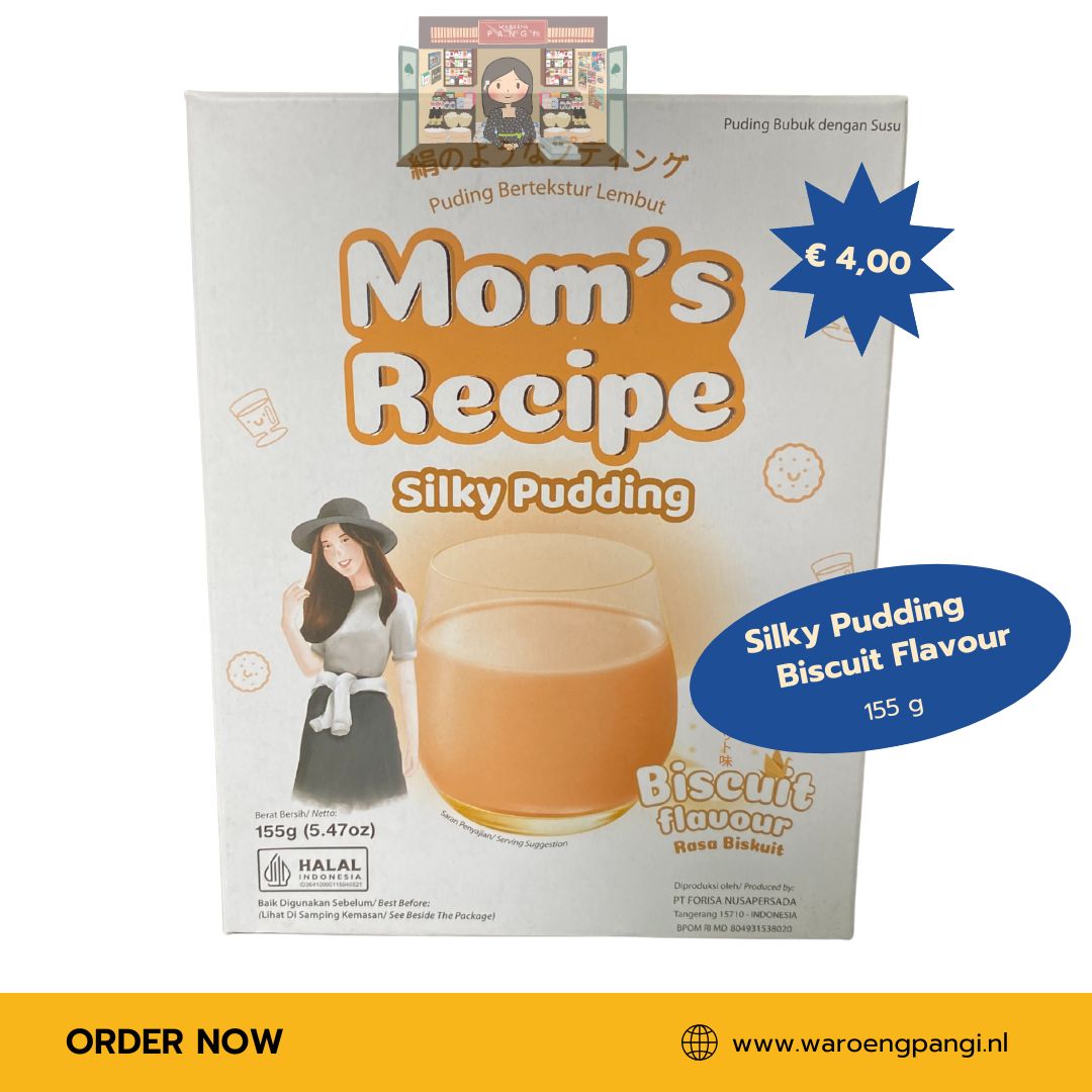Mom's Recipe - Silky Pudding Biscuit flavour 155gr