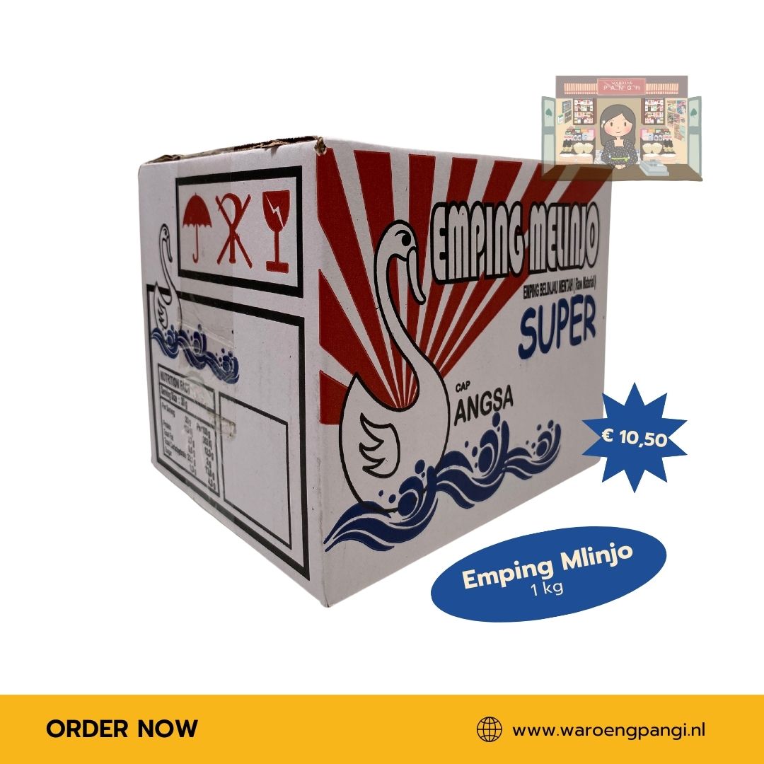 Angsa - Emping super melinjo / ongebakken Emping Melindjo 1kg