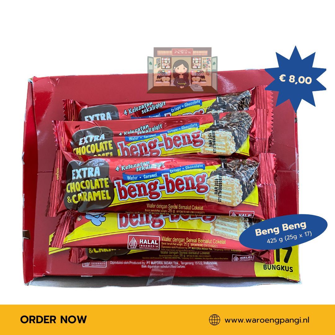 Beng beng - Wafer Caramel chocolate 17 x 25gr