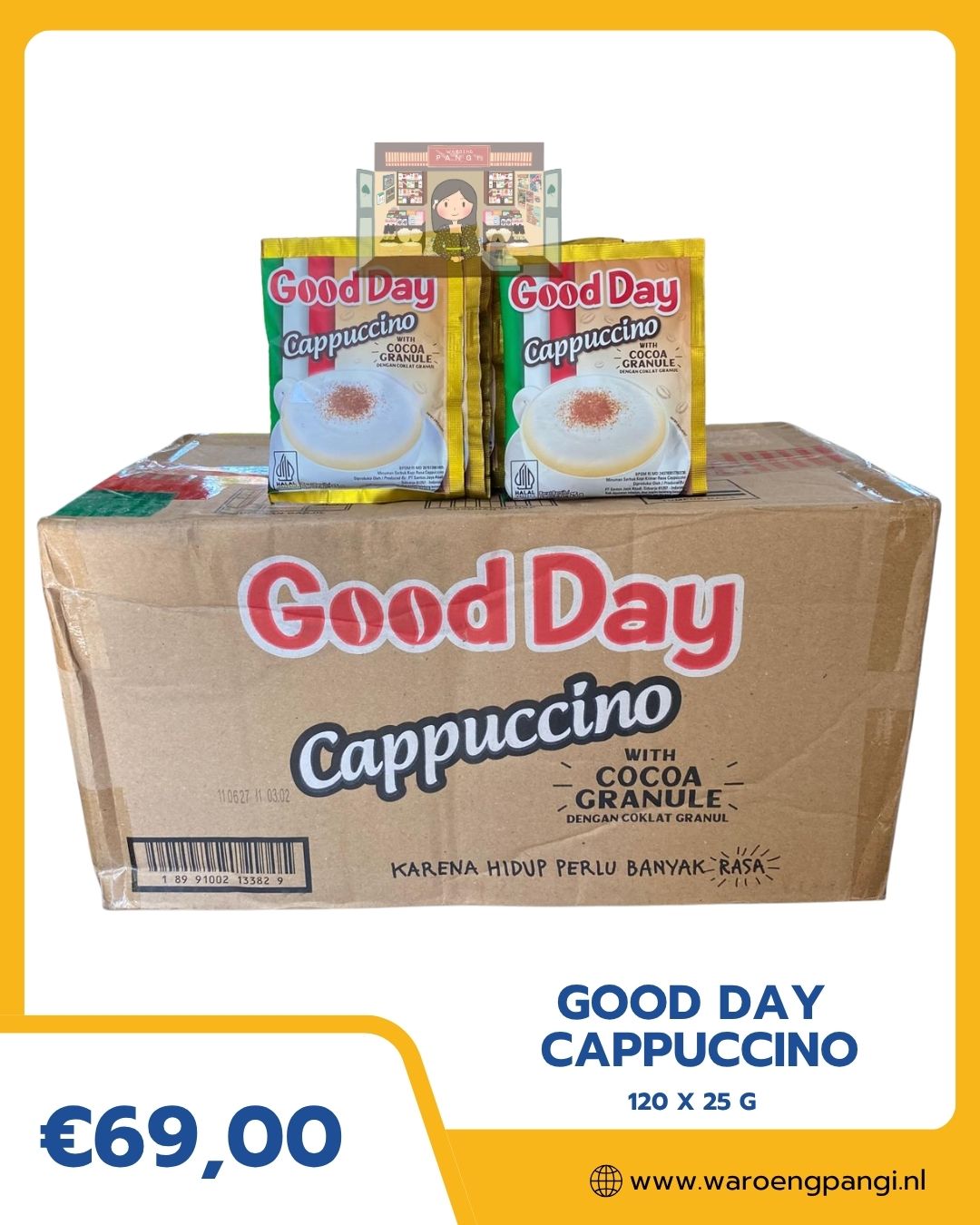 Good Day - Cappuccino 120 x 25gr