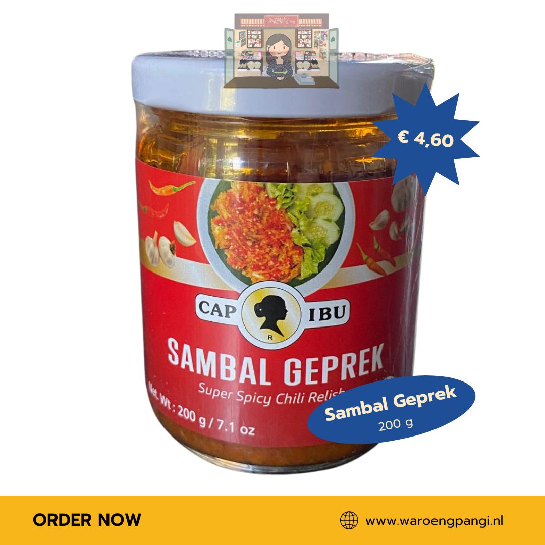 Cap Ibu - Sambal Geprek Extra Hot - 200gr