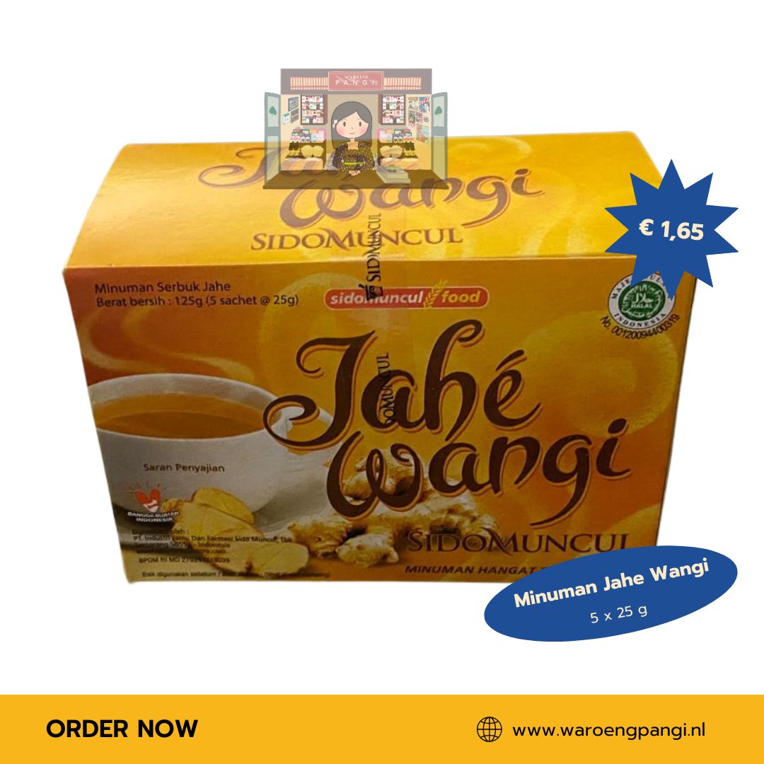 Sidomuncul - Minuman Jahe Wangi / Gemberdrank 5 x 25gr